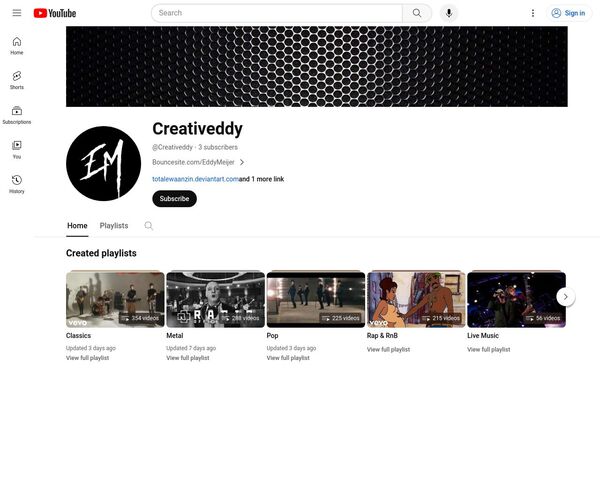 CreativEddy's Youtube