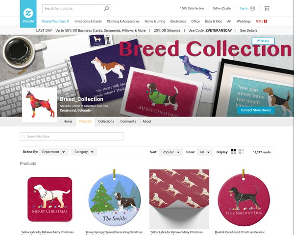 Zazzle • Breed Collection