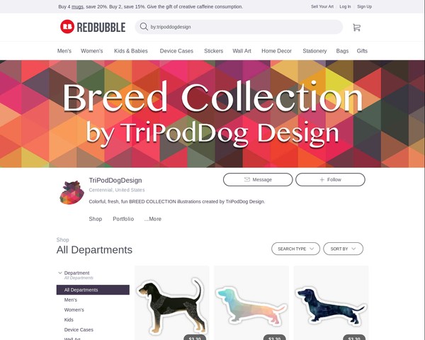RedBubble • Breed Collection