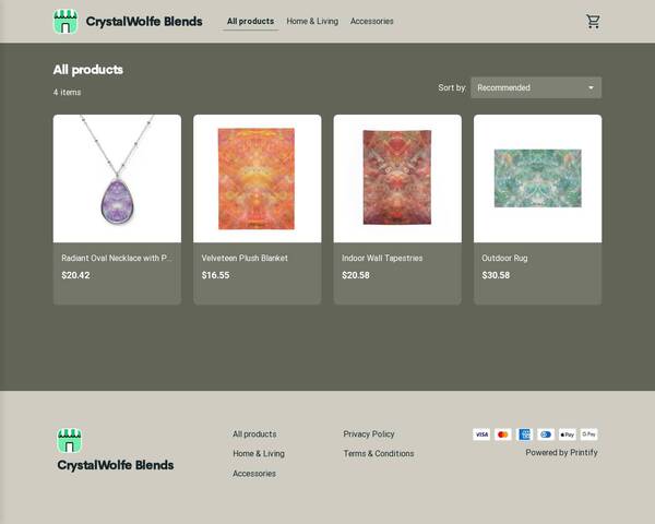 Printify - CrystalWolfe Blends