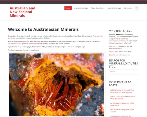 Minerals of Australia and New Zealand