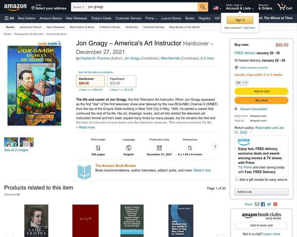 Jon Gnagy – America's Art Instructor - Book