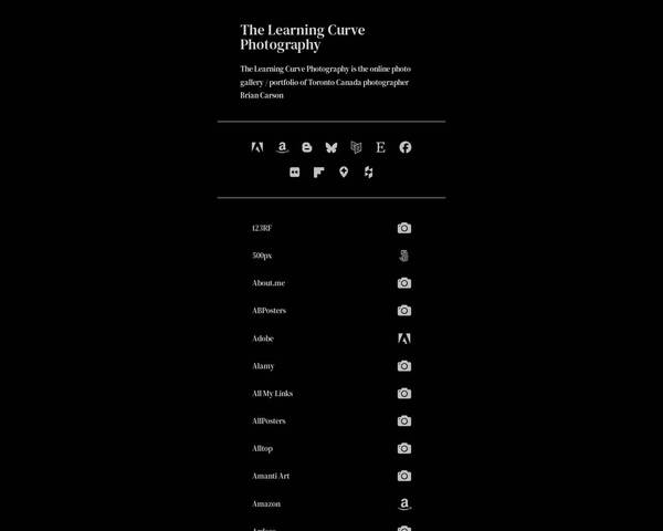 Carrd The Learning Curve Photography